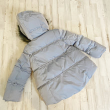 Load image into Gallery viewer, Catimini | Girl's Purple Puffer Coat with Fur Hood | Size: 5T