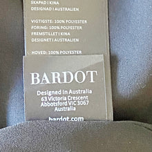 Load image into Gallery viewer, Bardot | Womens Black and Brown Floral Print Ruffle Mini Dress | Size: 4