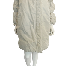 Load image into Gallery viewer, Piazza Sempione | Women's Italian Designer Cream and Gray Long Coat | Size: S
