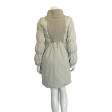 Load image into Gallery viewer, Piazza Sempione | Women's Italian Designer Cream and Gray Long Coat | Size: S