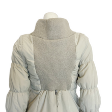 Load image into Gallery viewer, Piazza Sempione | Women's Italian Designer Cream and Gray Long Coat | Size: S