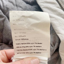 Load image into Gallery viewer, Piazza Sempione | Women's Italian Designer Cream and Gray Long Coat | Size: S