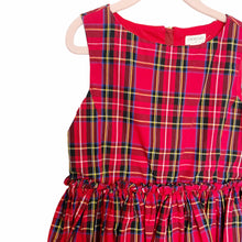 Load image into Gallery viewer, J. Crew | Girls Red Plaid Sleeveless Cotton Dress | Size: 7Y
