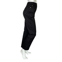 Load image into Gallery viewer, St. John Sport by Marie Gray | Womens Black Patterned Straight Leg Pants | Size: 0
