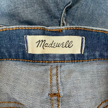 Load image into Gallery viewer, Madewell | Women's Medium Wash High-Rise Button Up Denim Shorts | Size: 27