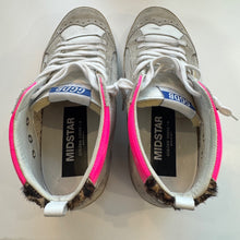 Load image into Gallery viewer, Golden Goose Women’s White & Gold Star Midstar Sneakers – Size 37 | Authentic Designer Sneakers