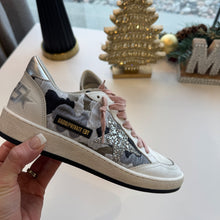 Load image into Gallery viewer, Golden Goose Women’s Camo Sequin Star Ballstar Sneakers size 37