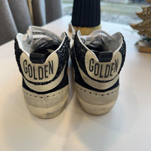 Load image into Gallery viewer, Golden Goose women’s designer sneakers black velvet and glitter