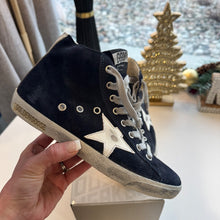 Load image into Gallery viewer, Golden Goose Women’s Night Blue Sneakers with White Star size 37
