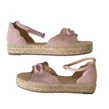 Load image into Gallery viewer, Coach Pink Platform Sandals Size 6.5 | Signature Summer Style | Savour Clothing