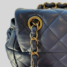 Load image into Gallery viewer, Chanel | Women's Navy Blue Quilted Lambskin Small Urban Spirit Backpack Gold Hardware