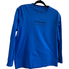 Load image into Gallery viewer, Maharishi Blue 100% Cotton Long Sleeve T-Shirt | Size S | SAVOUR Clothing