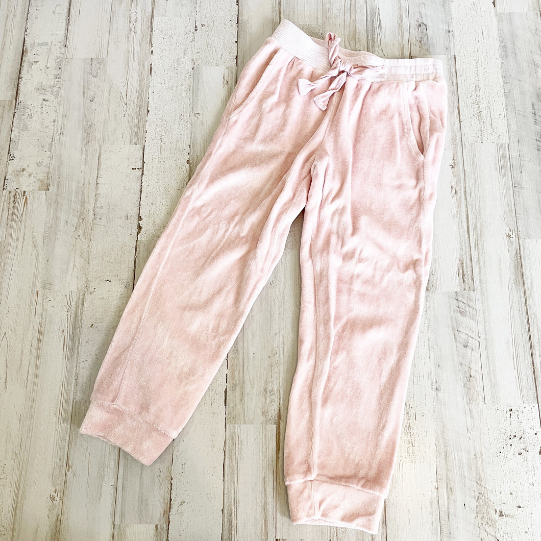 Bella Dahl | Girl's Light Pink Fuzzy Jogger Pants | Size: 2/3T