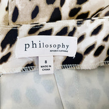 Load image into Gallery viewer, Philosophy | Women&#39;s Leopard Print Pencil Skirt | Size: 8
