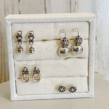 Load image into Gallery viewer, Womens 4 Piece Silver Southwest Style Earring Set
