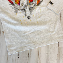 Load image into Gallery viewer, Catimini | Girls Gray Fox Graphic Long Sleeve Tee with Tags | Size: 6
