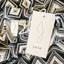 Load image into Gallery viewer, Joie | Womens Black and White Pattern Long Sleeve Blouse with Tags | Size: XL
