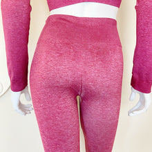 Load image into Gallery viewer, Gymshark | Womens Red and White Ombre Bra, Crop Top and Legging Workout Set | Size: M
