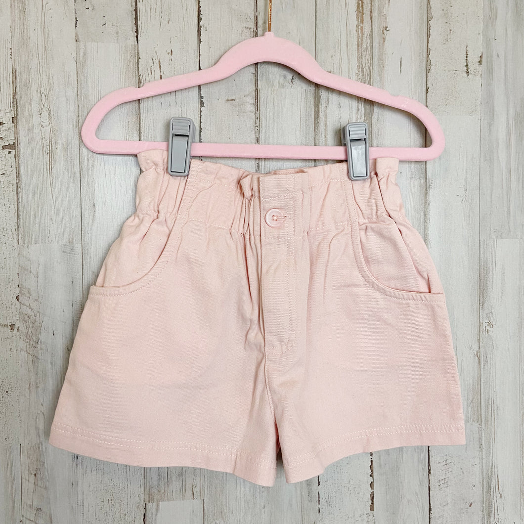 Molo | Girls Light Pink Adara Paperbag Waist Shorts with Tags | Size: 6Y