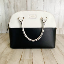 Load image into Gallery viewer, Kate Spade | Womens Black and White Leather Groove Street Carli Bag
