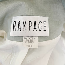 Load image into Gallery viewer, Rampage | Womens Light Green Linen Blend Double Breasted Blazer Jacket | Size: S
