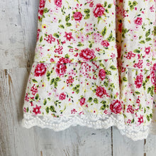 Load image into Gallery viewer, Matilda Jane | Girls Cream and Pink Floral Print Short Sleeve Top and Skirt Set | Size: 12Y
