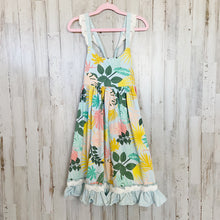 Load image into Gallery viewer, Matilda Jane | Girls Blue Tropical Print Criss Cross Back Dress | Size: 12Y
