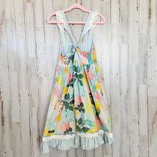 Load image into Gallery viewer, Matilda Jane | Girls Blue Tropical Print Criss Cross Back Dress | Size: 12Y
