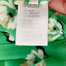Load image into Gallery viewer, Vix PaulaHermanny | Womens Green Floral Print Front Tie Maxi Dress | Size: S
