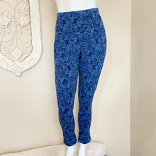 Load image into Gallery viewer, Chico&#39;s | Womens Zenergy Indigo Twilight Paisley Medallion Ankle Pants with Tags | Size: M

