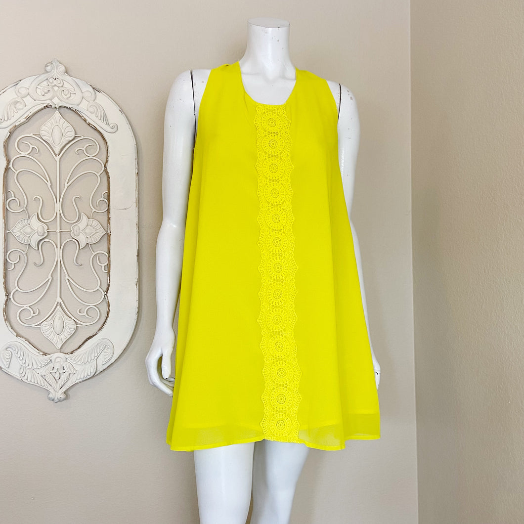 Umgee | Womens Bright Yellow Swing Dress | Size: M