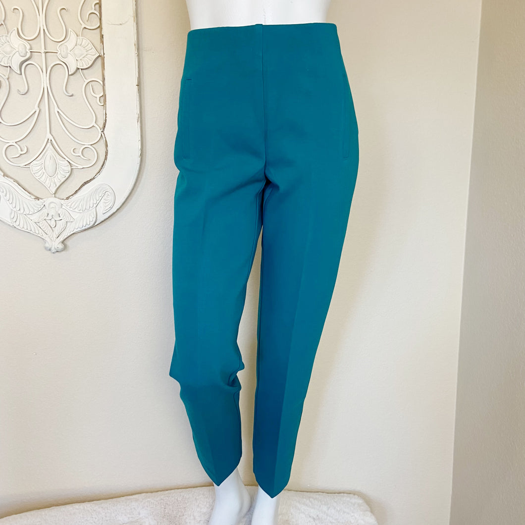 Chico's | Women's Tapestry Teal So Slimming Juliet Ankle Pants with Tags | Size: S