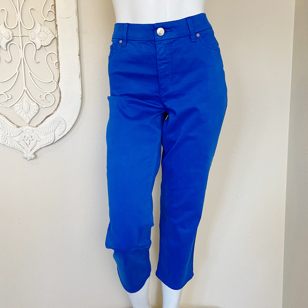 Chico's | Womens Blue So Lifting Crop Pants | Size: S