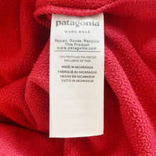 Load image into Gallery viewer, Patagonia | Womens Maroon Fleece Button Neck Pullover | Size: S
