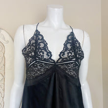 Load image into Gallery viewer, Victoria&#39;s Secret | Womens Black Lace Top Sleep Slip | Size: M
