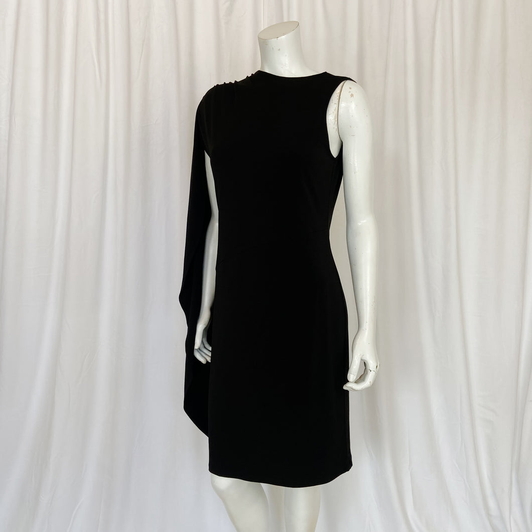 Leota | Womens Black One Sleeve Fitted Dress | Size: M