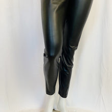 Load image into Gallery viewer, White House Black Market | Women&#39;s Black Faux Leather Runway Legging with Tags | Size: 12

