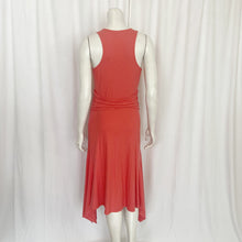Load image into Gallery viewer, Anthropologie | Women&#39;s Coral Ribbed Sleeveless Fit and Flare Midi Dress | Size: M

