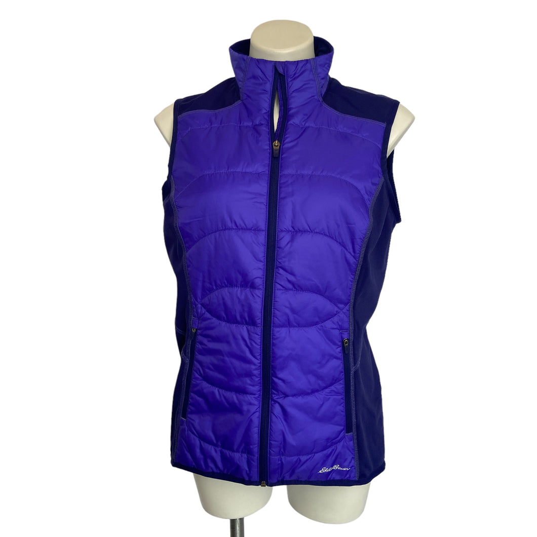 Eddie Bauer | Women's Purple Synthetic Down Vest | Size: L