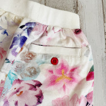 Load image into Gallery viewer, Munster | Girls Watercolor Floral Jogger Pants | Size: 3-6M
