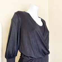 Load image into Gallery viewer, Bailey 44 | Women&#39;s Black Fit and Flare Long Sleeve Wrap Dress | Size: S
