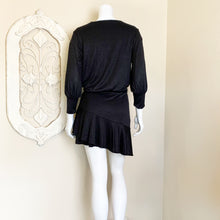 Load image into Gallery viewer, Bailey 44 | Women&#39;s Black Fit and Flare Long Sleeve Wrap Dress | Size: S
