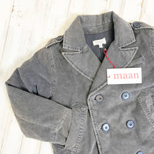 Load image into Gallery viewer, Maan | Boy&#39;s Blue Gray Rem Corduroy Button Jacket with Tags | Size: 6Y
