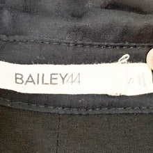 Load image into Gallery viewer, Bailey 44 | Women&#39;s Black Sleeveless Button Down Shirtdress with Vegan Leather Trim | Size: S
