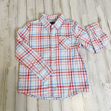 Load image into Gallery viewer, Andy &amp; Evan | Boy&#39;s Pink and Blue Plaid Button Down Shirt | Size: 6Y
