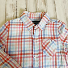 Load image into Gallery viewer, Andy &amp; Evan | Boy&#39;s Pink and Blue Plaid Button Down Shirt | Size: 6Y
