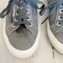 Load image into Gallery viewer, Superga | Womens Gray Suede 2750 COTU Classic Sneaker | Size: 37
