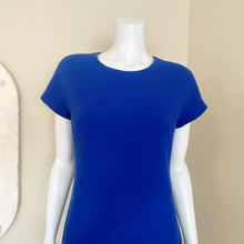 Load image into Gallery viewer, J. Crew | Womens Blue Double Faced Wool Crepe Shift Dress with Tags | Size: 8
