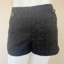 Load image into Gallery viewer, Jennifer Lopez | Womens Black Tweed Short Shorts | Size: 6
