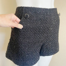 Load image into Gallery viewer, Jennifer Lopez | Womens Black Tweed Short Shorts | Size: 6
